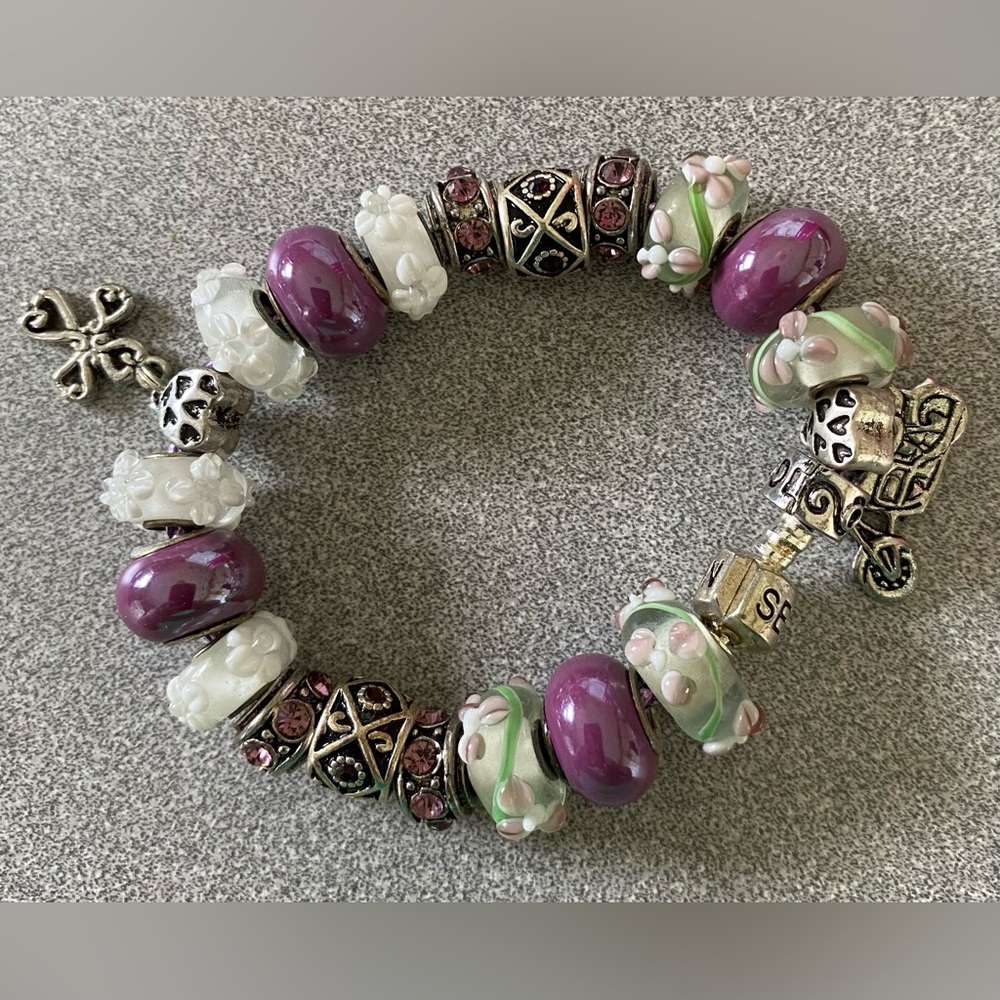 Ladies’ Biker Charm Bracelet